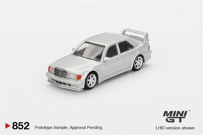 

PreSale MINI GT 852 1:64 190E EVO II Silver Collection Miniature Diecast Metal Model Car