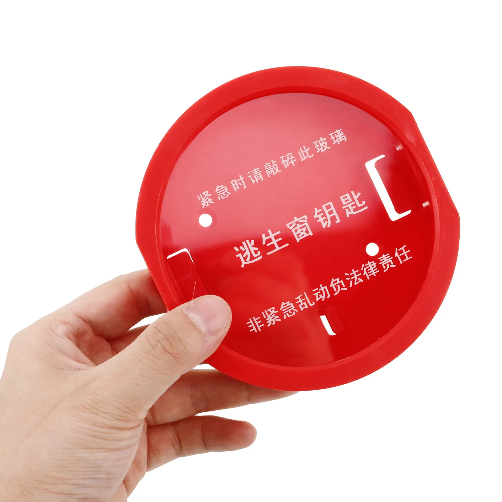 Emergency Key Lock Box Wall-Mounted Robust Plastic Housing Fire Safety Approved Break-Glass Mechanism for in