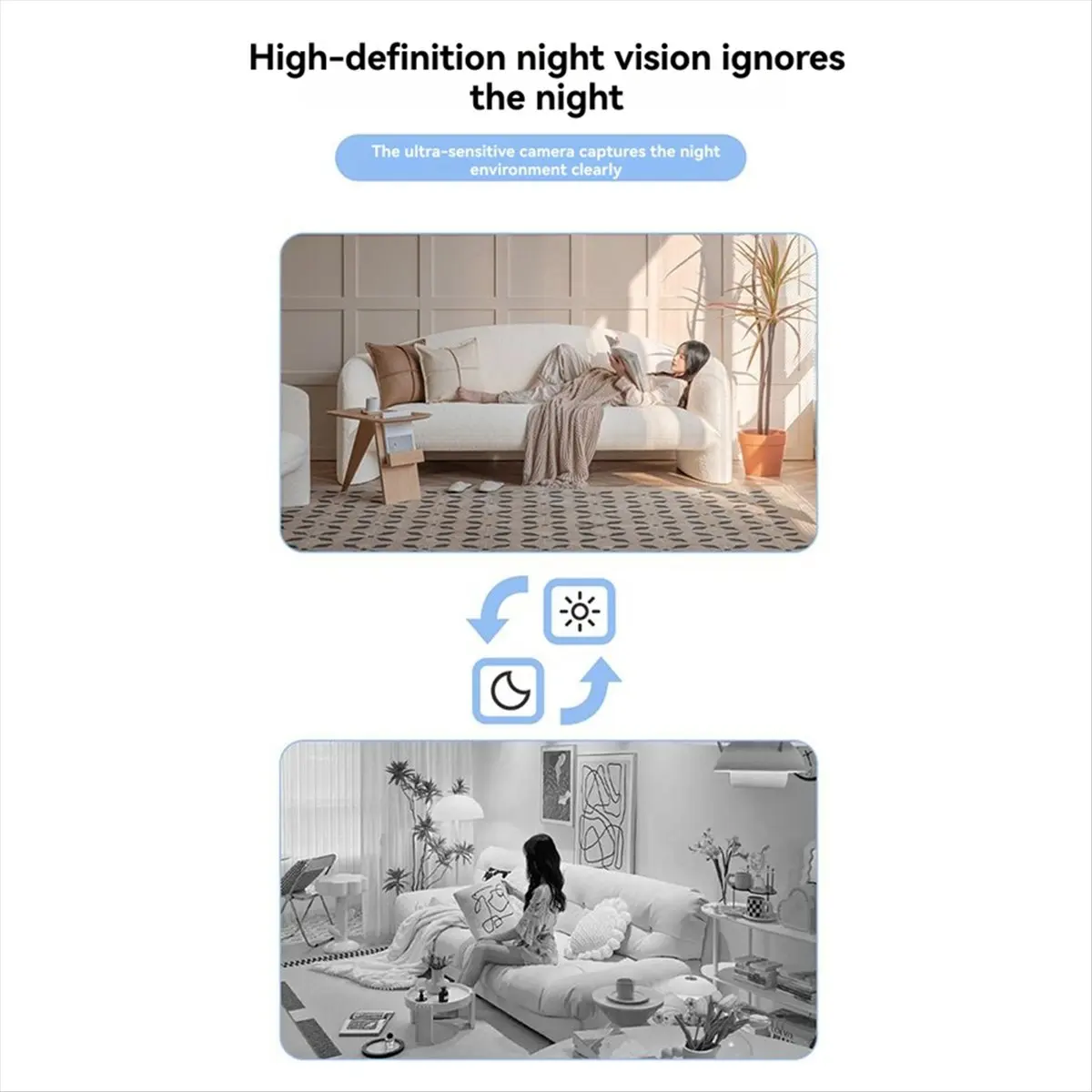 Sells well WiFi 5MP Panorama Without Dead Ends Monitor Wireless Home Mobile Phone Remote High Definition Surveillance Camera 64G