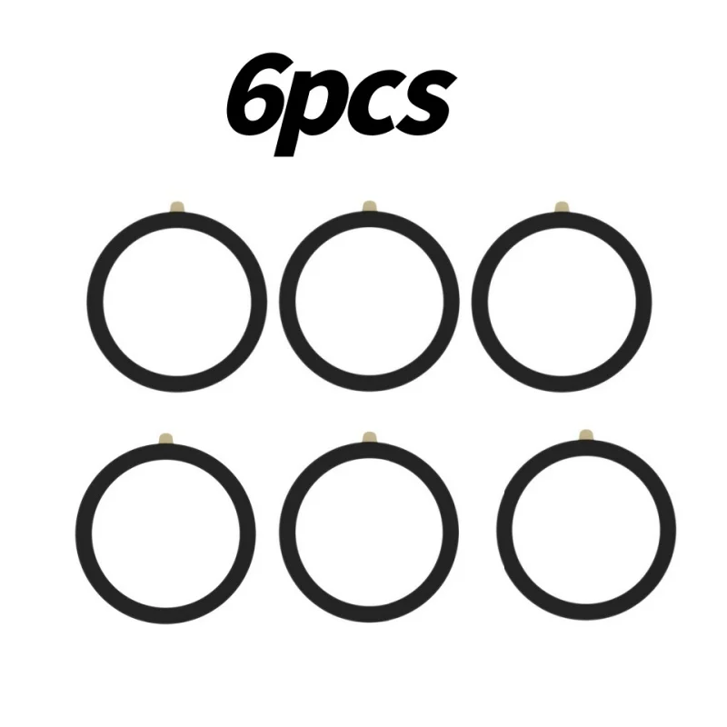 6pcs Cell Phone Ring for wireless charging Accessories Smartphone Holder Metal Sticker Wireless Charger Iron Plate Sheet