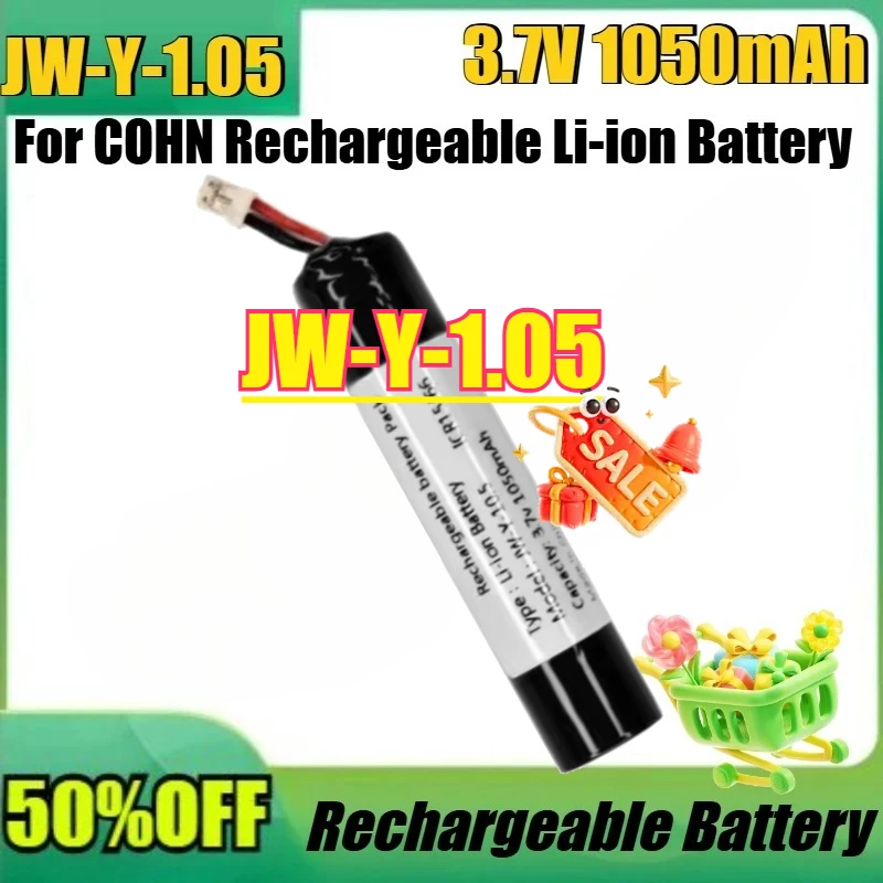

Аккумулятор COHN Li-ion JW-Y-1.05 3.7V 1050mAh, новый, высококачественный, перезаряжаемый