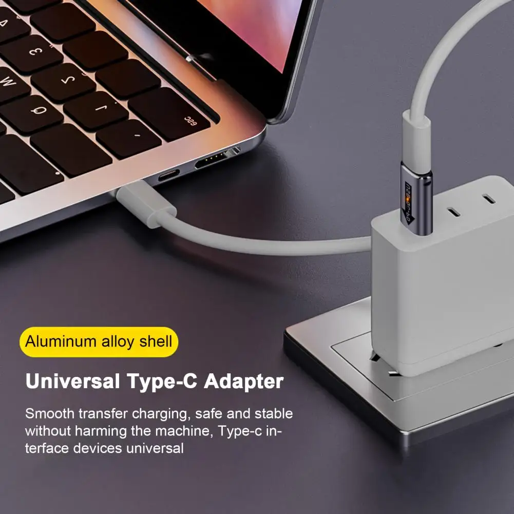 Usb 3.1 Transmission Rate Type-c Adapter Portable Led Display Usb Type-c Converter with Fast 10gbps Data Transfer for Computer