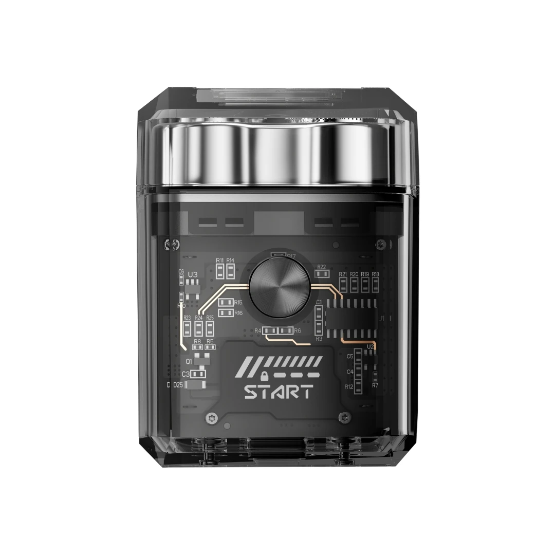 

OEM Customized Logo Professional Shaver for Men Transparent Ice Mini Beard Razor Twin Blade Travel Electric Shavers