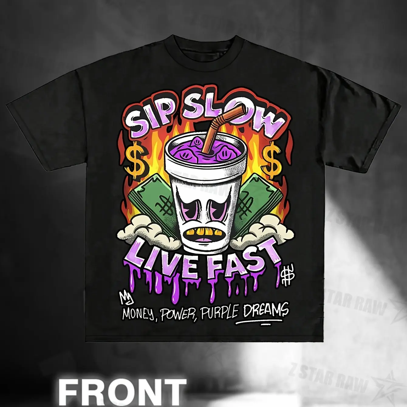 American Hip Hop Y2K That's Terrible Cough Syrup Street Style Summer New Men and Women Vintage Fashion Streetwear