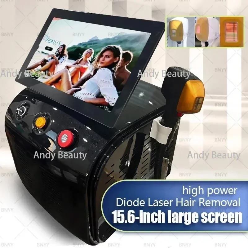 

Professional Diode Ice Titanium Laser Body Hair Removal Machine 2025 NEW 808nm Alexandrite Device 3 waves Permanent CE Woman