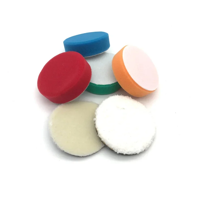 

10 pieces 3 inch 80mm Sponge Buffer Foam Pad Polishing Pad Fit for 3'' Polishing Discs for 12mm Random Orbital Polisher