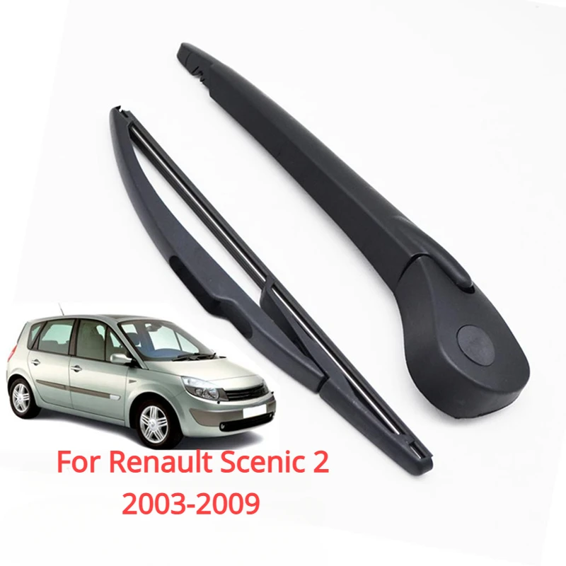 Car Rear Windshield Wiper Arm Blade For Renault Scenic 2 / Grand Scenic MK2 Windshield Wiper Blade Change Set Kit 2003 - 2009