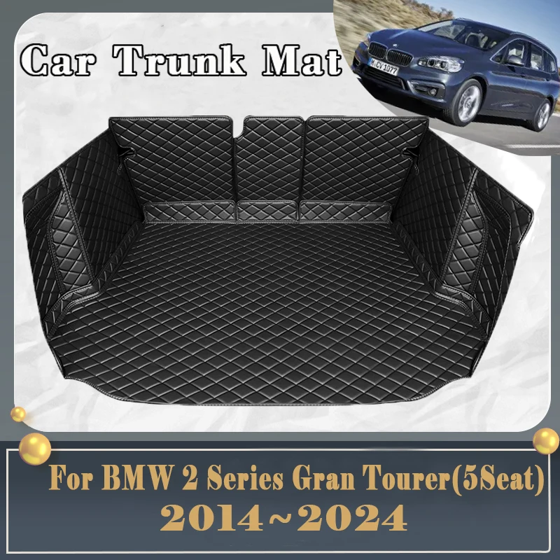 

Car Trunk Mat For BMW 2 Series Gran Tourer F46 2015~2024 5seat Dirt-resistant Fully Trunk Mat Rear Cargo Tray Car Accessories