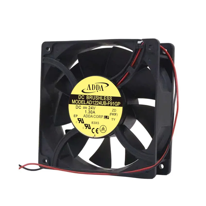 

NEW ORIGINAL AD1224UB-F91GP DC24V 1.30A 120 120xmm COOLING FAN RADIATOR