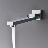 Foldable Nozzle Wall Mounted Bathtub Faucet 180 Degree Rotation Bath Faucet Shower Head Shower Bathroom Accessories Home