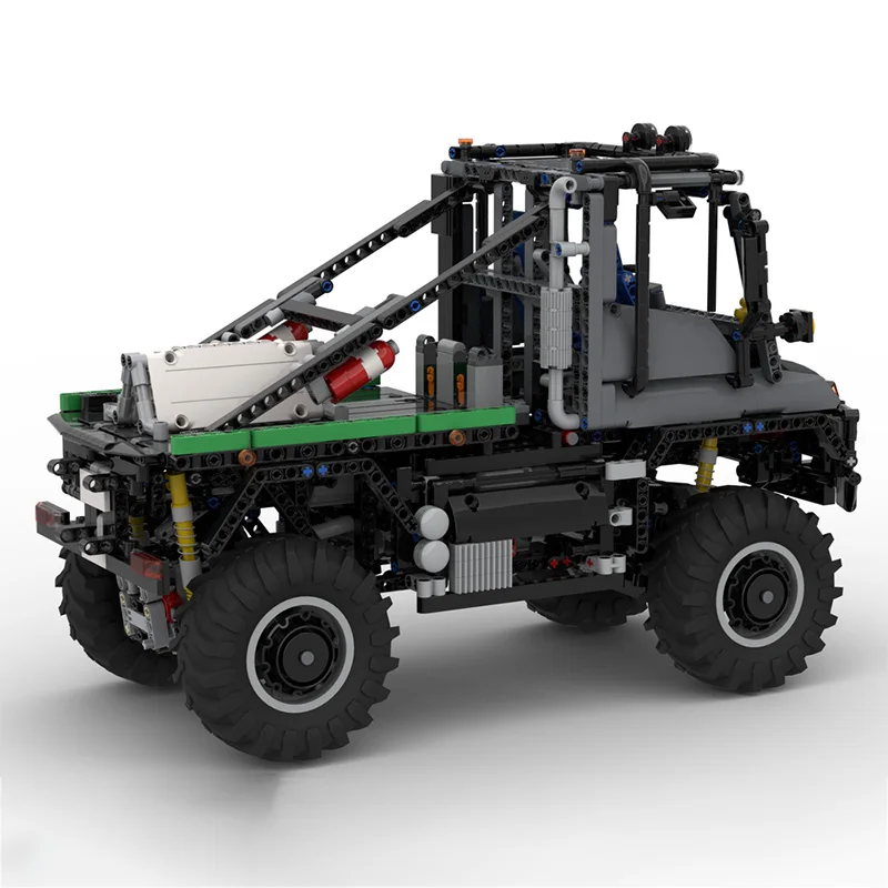 City Car Model MOC Building Bricks 4x4 MK2 Heavy-Duty Off-Road Truck Modular Technology Children Holiday Gifts Assemble Toy Suit