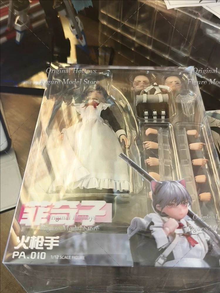 HASUKI PA010 Weiblicher Soldat im Maßstab 1:12, Fei Qizi, Musketier-Dienstmädchen-Outfit, komplettes Set, 6-Zoll-Actionfigur, Modellpuppensammlung