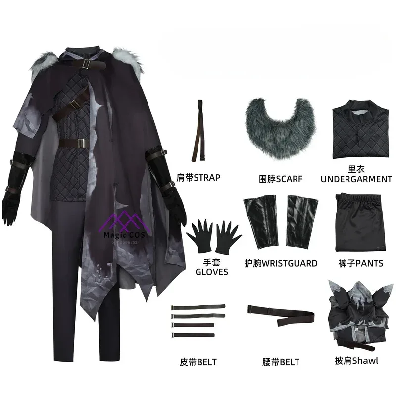 ليلة ووتش تأثيري حلي من الهوية الخامس لعبة رائجة البيع أنيمي مجموعة كاملة زي حفلة الهالوين لعب الأدوار الملابس وصول جديد