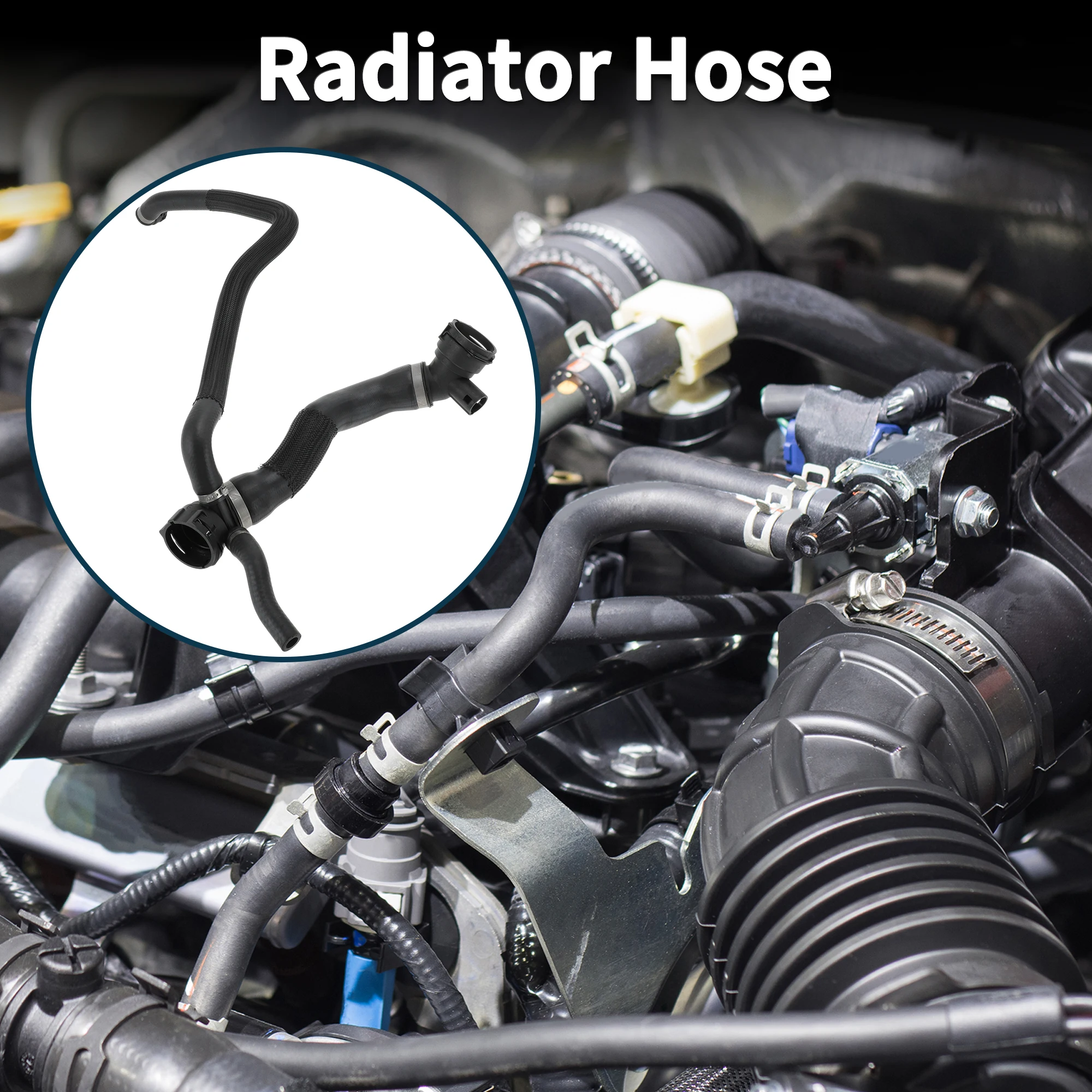 

UXCELL Radiator Hose No.17127589755 for BMW X6 4.4L 2010-2014 Downpipe
