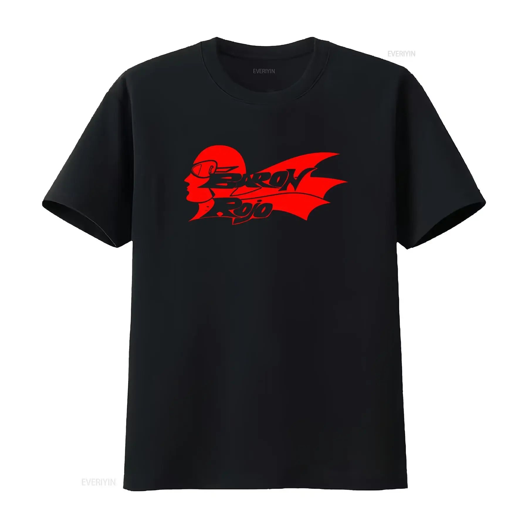 Camiseta de Hombre Baron Rojo, Banda de Rock Española, Diseño Único, Múltiples Tallas Disponibles, Estilo Vintage, Lavada, Cómoda y Suave
