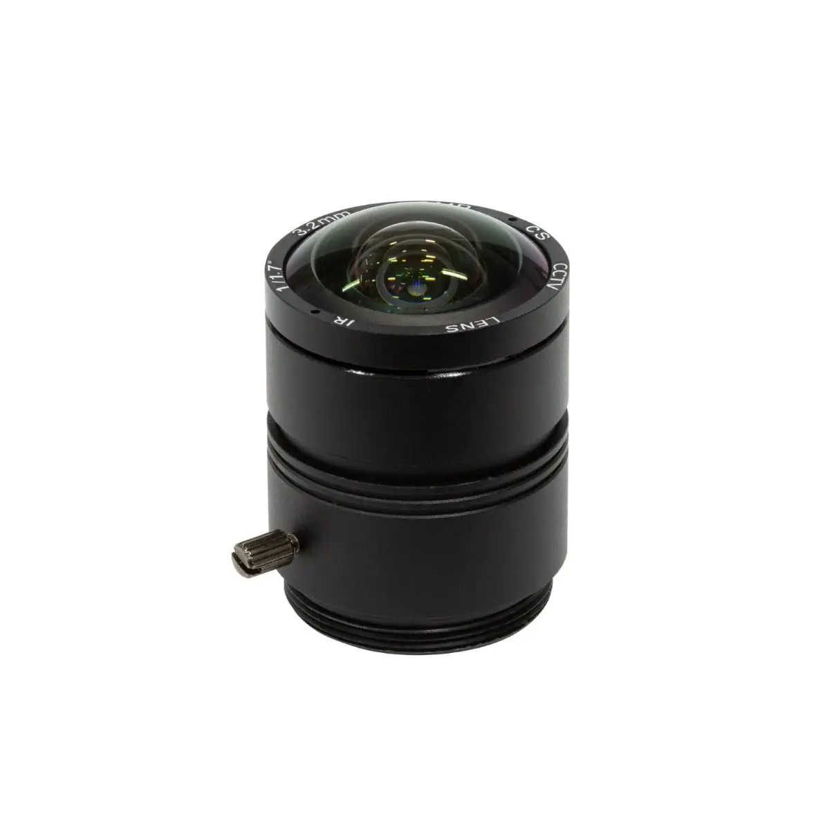 

Arducam CS Lens for Raspberry Pi HQ Camera, 120 Degree Ultra Wide Angle CS-Mount Lens, 3.2mm Focal Length with Manual Focus