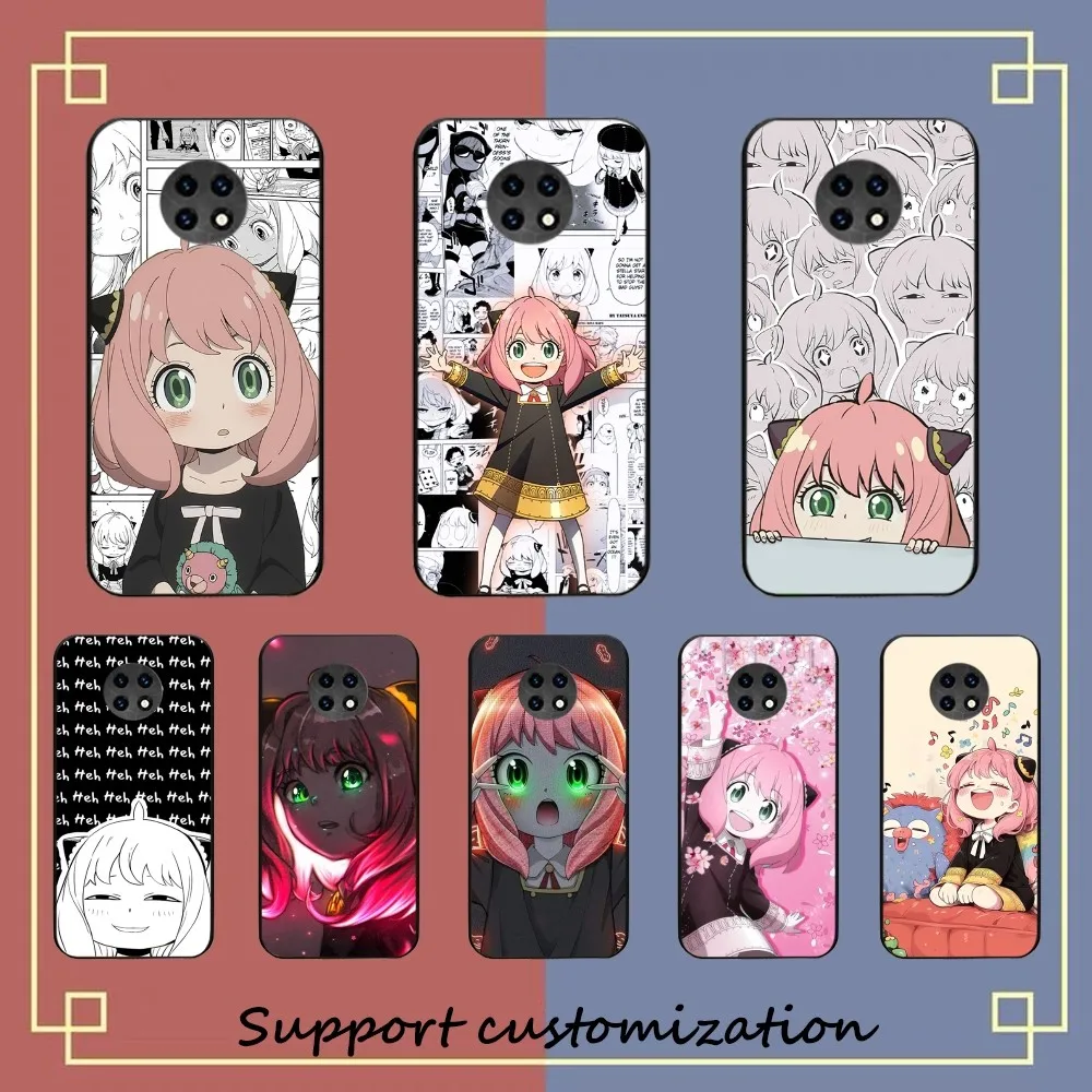 SPY FAMILY Anya Cute Phone Case For Redmi Note 4 X 5 A 6 7 8 T 9 9S 10 11 11S 11Epro Poco M3 Pro