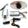 60V 2000W BLDC モーターキット、4300r/min 電動ブラシレス DC モーター、3 スピードコントローラーおよびユニバーサルスロットル DIY パーツ変換付き 6