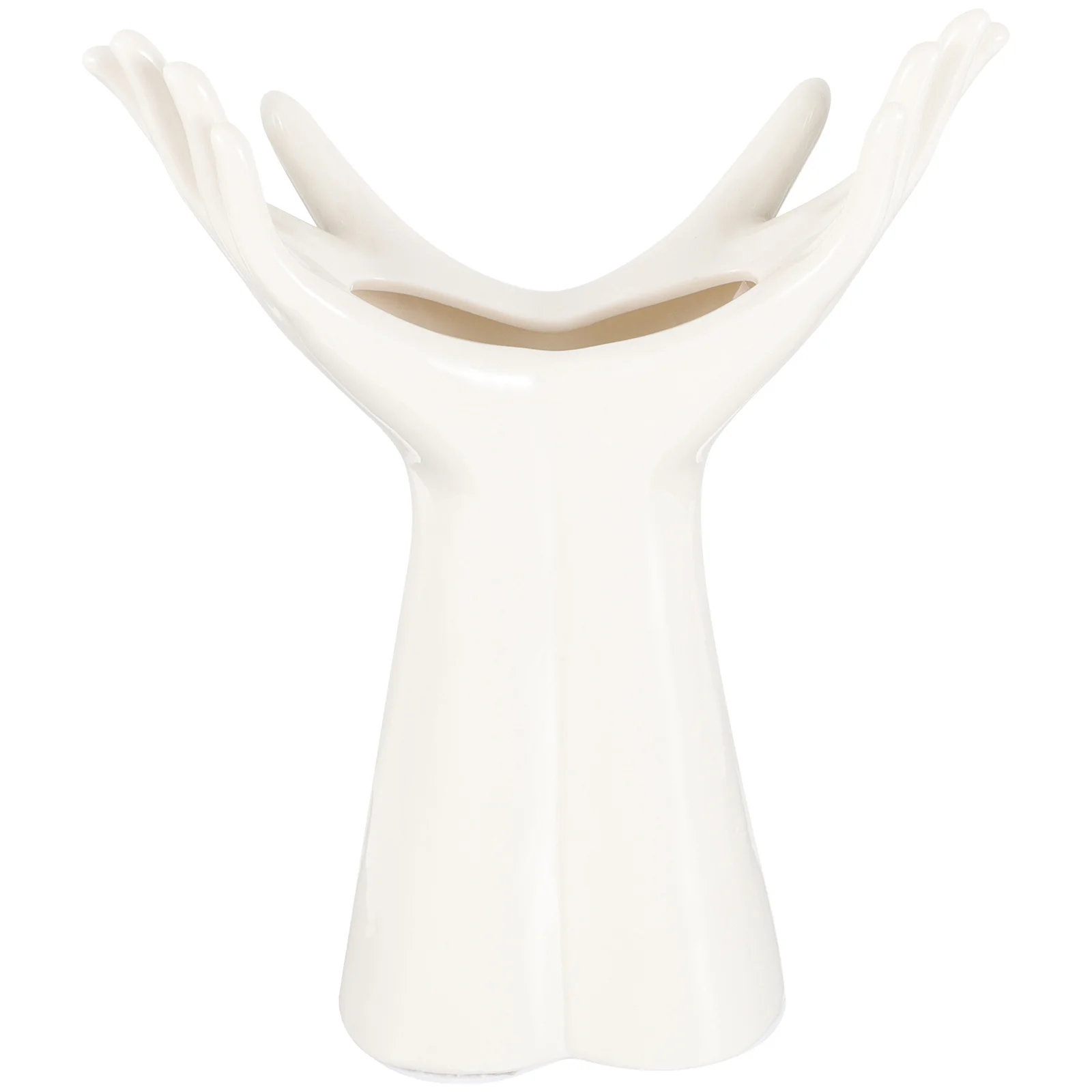 

Ceramic Hand Vase Nordic Style Decorative Flower Vase for Home Office Indoor Decor Modern Art Display Vases Flower Vases