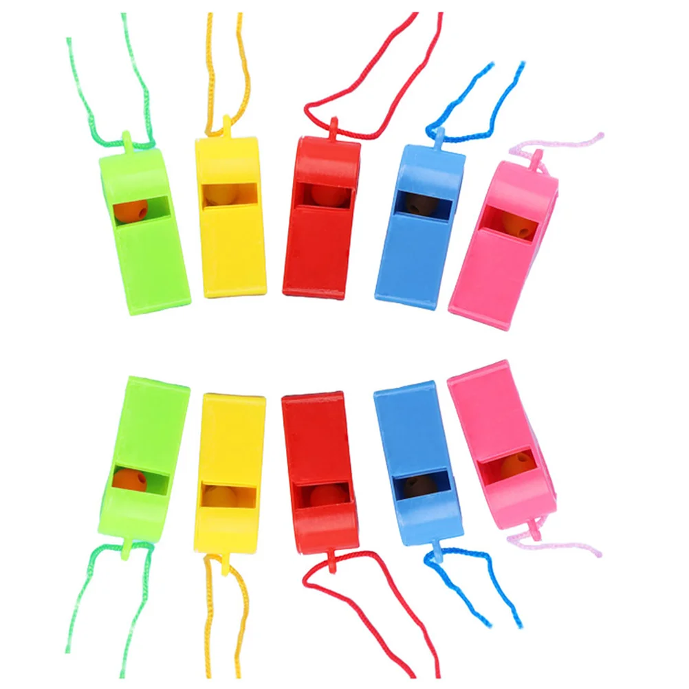 24 Pcs Kids Whistle Children Colorful Toy Set Sports Referee Travel Kidcraft Playset Whistles