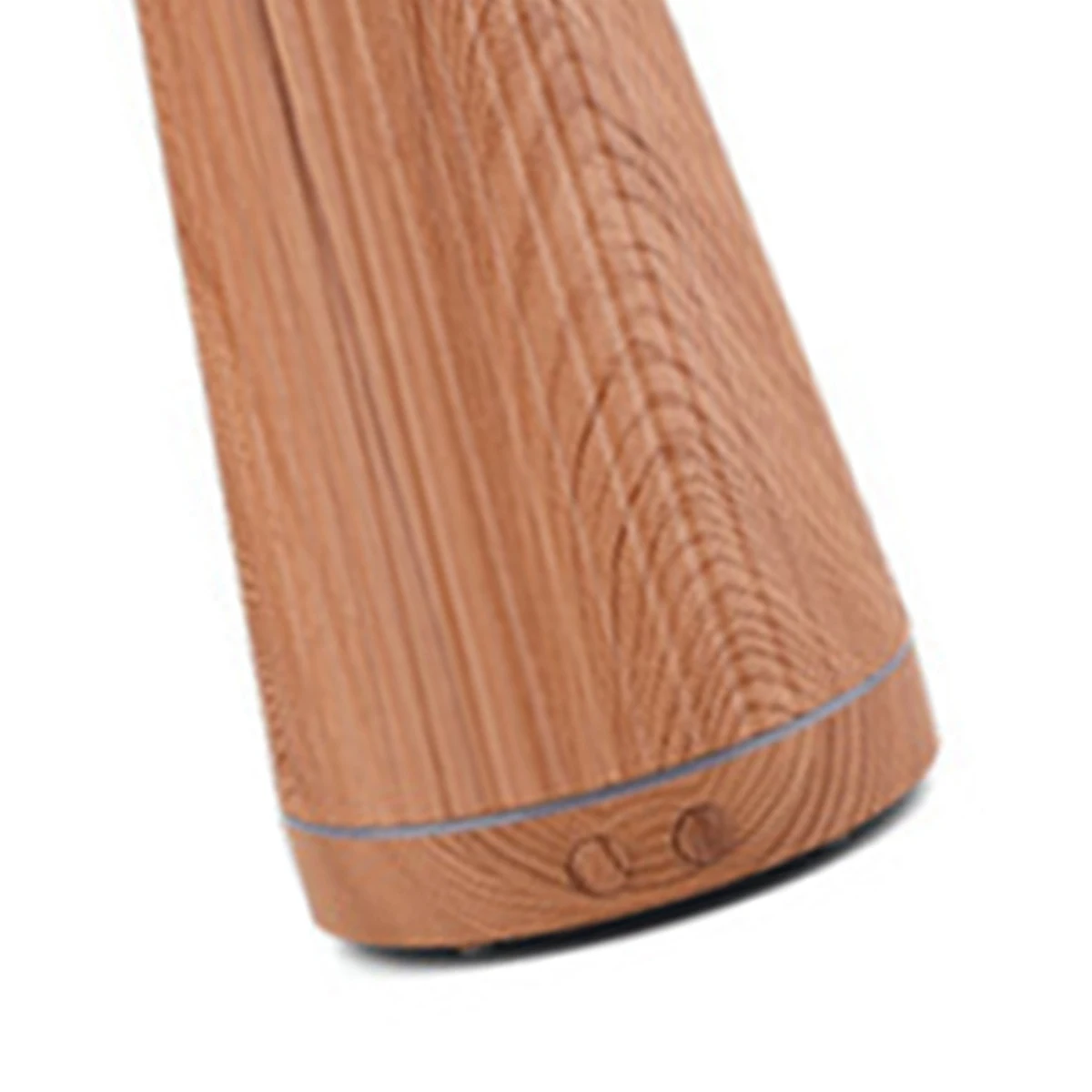 Humidificador de aire eléctrico, difusor de aceites esenciales con Control remoto, minigenerador de niebla de grano de madera y luz LED A