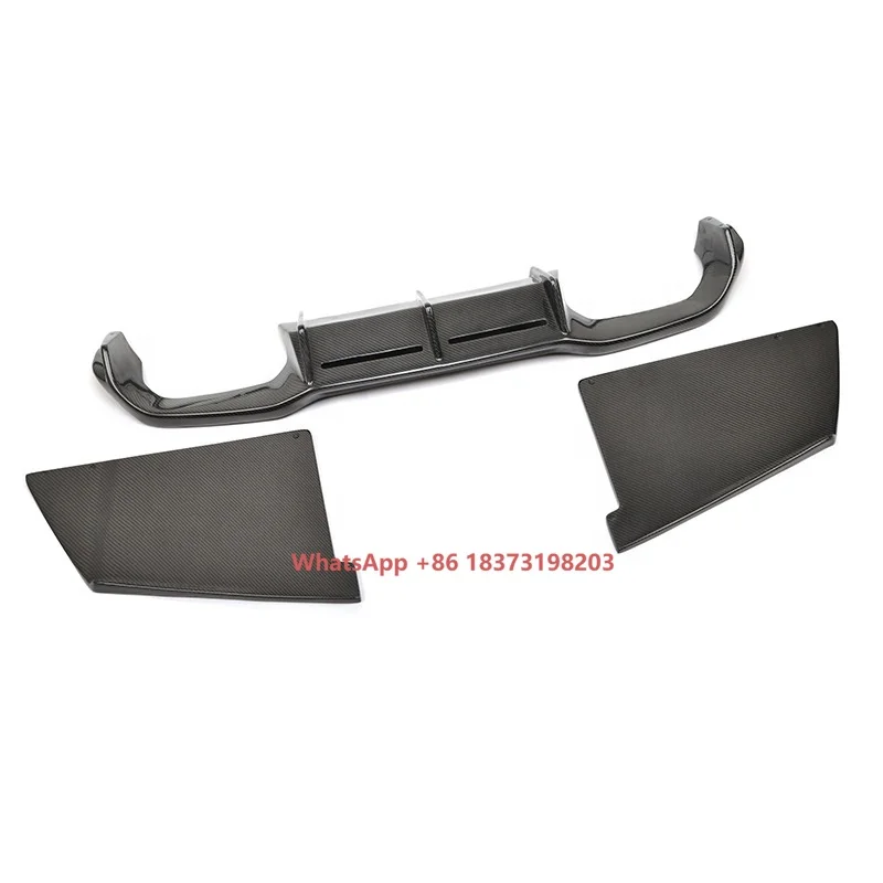 

3K Carbon Fiber Auto Rear Diffuser Lip Bumper for F87 M2 2016-2018