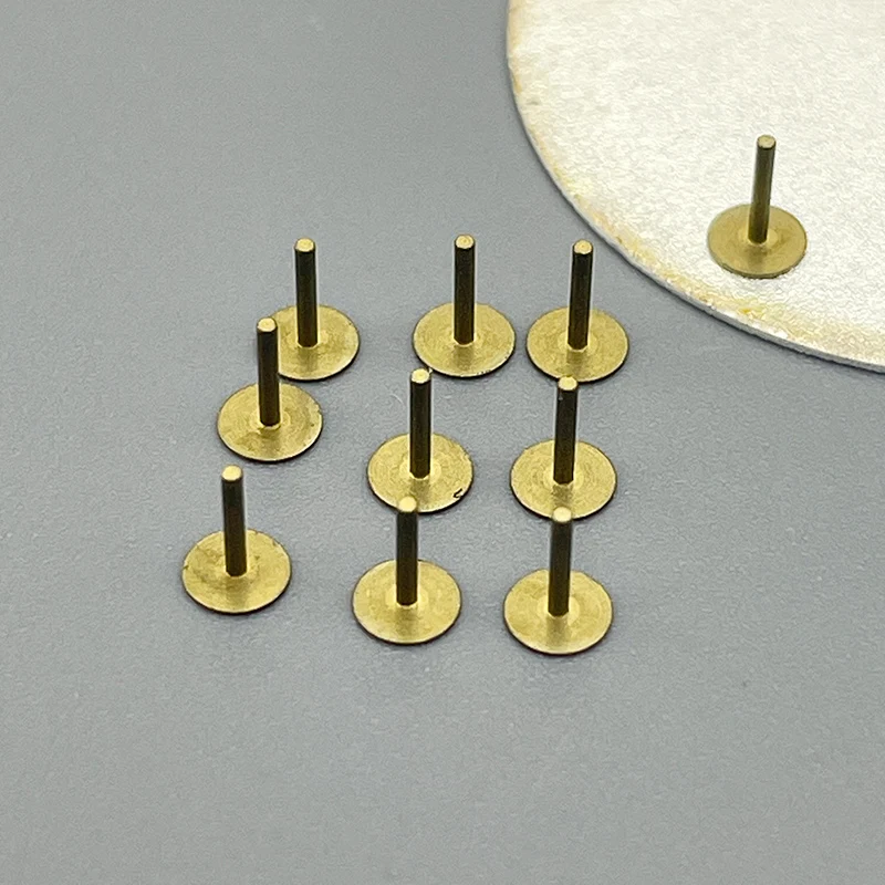 2/5/10/20pcs Universal Watch Dial Pin 0.6mm Diameter Copper Material Fixed Dial With Locating Foot Repair Dial Accessories