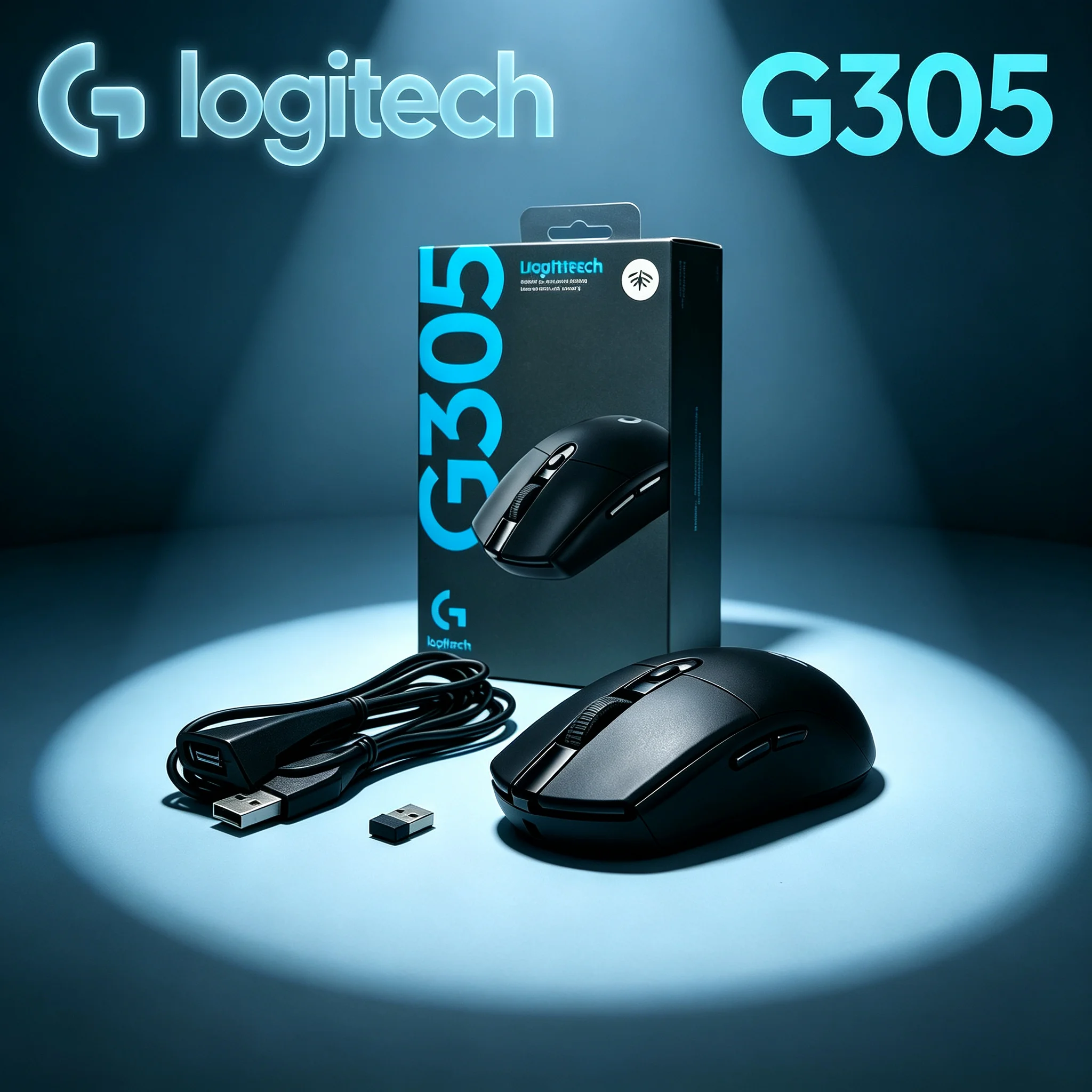 Logitech G305 LIGHTSPEED Gaming Wireless Mice, Included USB Extension Cable Delivers Stable Connection, Ideal Choice For PUBG CS
