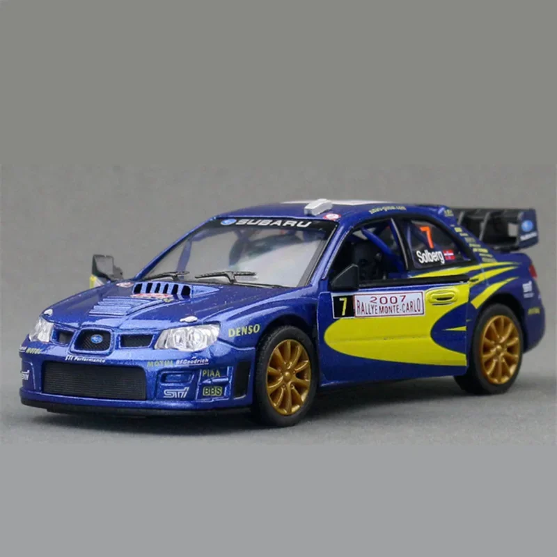 1:36 سوباروس امبريزا 2007 نسخة المسار سبيكة سيارة رياضية نموذج Diecasts المعادن سباق المركبات نموذج سيارة محاكاة لعبة أطفال هدية #4