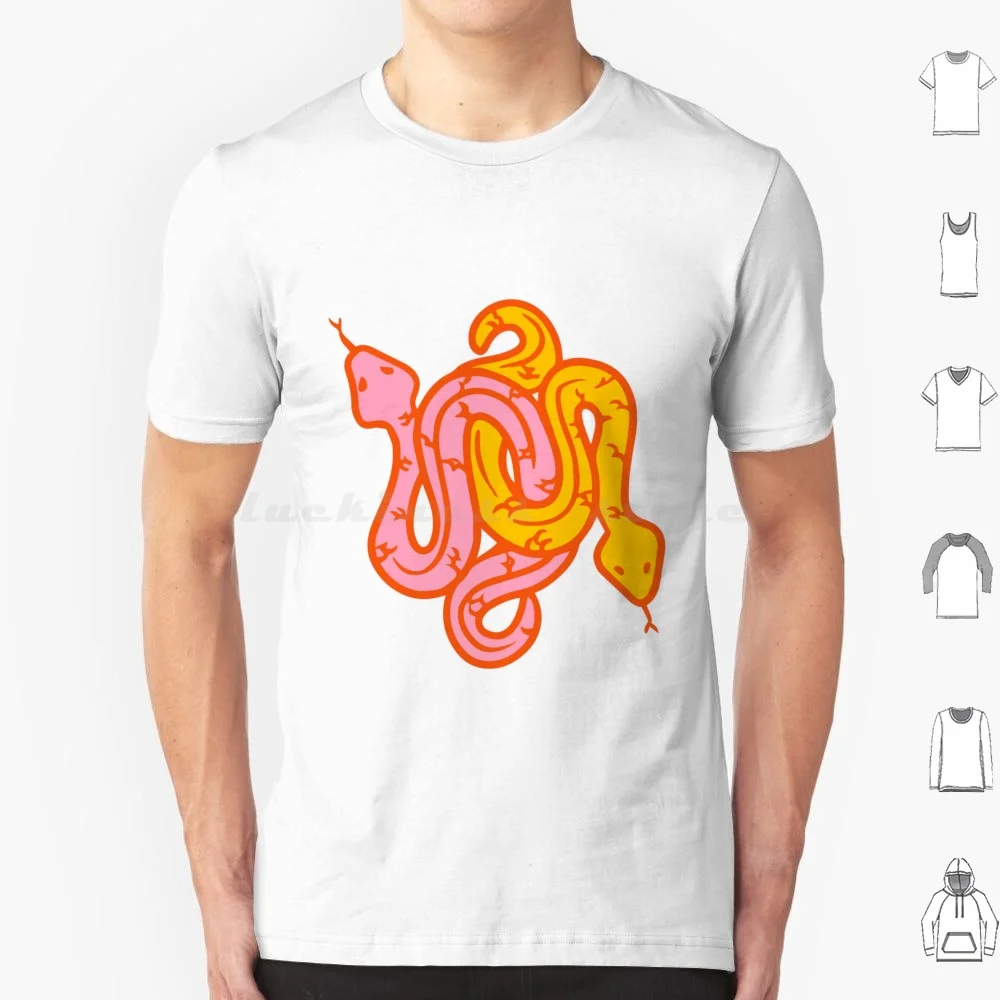 Snakes T Shirt Big Size 100% Cotton Snake Snakes Entwined Snakering Naturalbornkillers Flashart Tattoo Graphicart