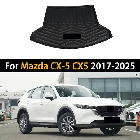 Auto Baule Posteriore Zerbino Per Mazda CX-5 CX5 2017-2025 2018 2019 2020 Vassoio Bagagli Impermeabile Boot Pavimento Pad Cargo Coperture Accessori