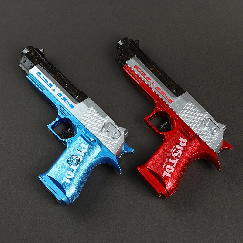 

2 Colors Spray Toy Gun with Flashing Lights & Realistic Sound Effects Kids Electric Pistol for Role Play