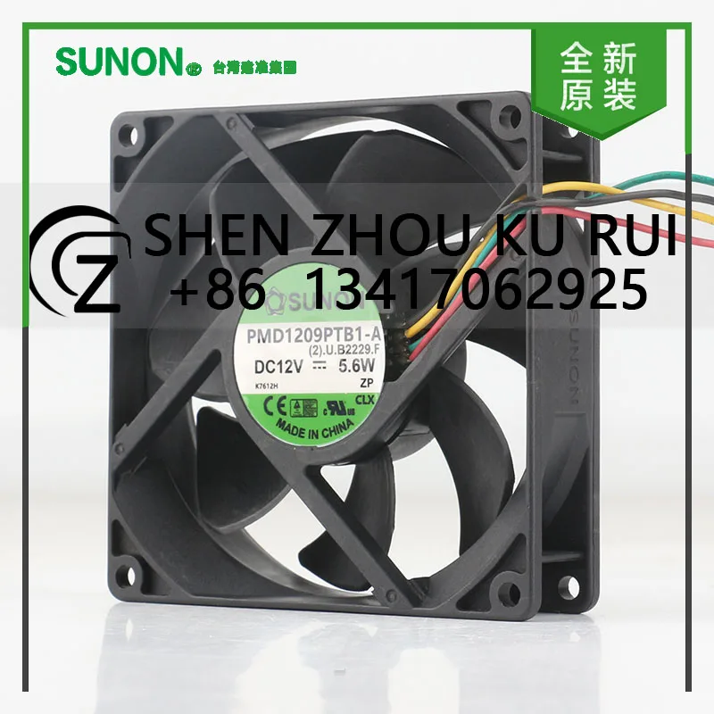 جديد Sunon 5 فولت 24 فولت 48 فولت DC12V 5.6 واط التيار المتناوب EC 9025 90X90X25 مللي متر 9 سنتيمتر PWM التحكم في درجة الحرارة خادم هيكل الطاقة PMD1209PTB1-A مروحة التبريد
