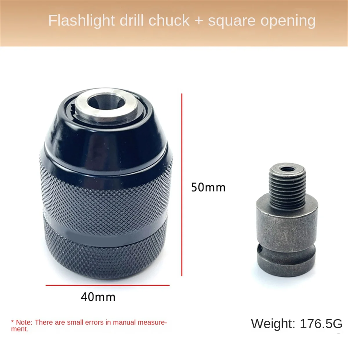 معدن الحفر تشاك محول ، ومناسبة لحفر اليد ، مطرقة كهربائية ، مطرقة كهربائية ، حفر أ ، موضوع 0.8 مللي متر-10 مللي متر ، 3/8-24UNF