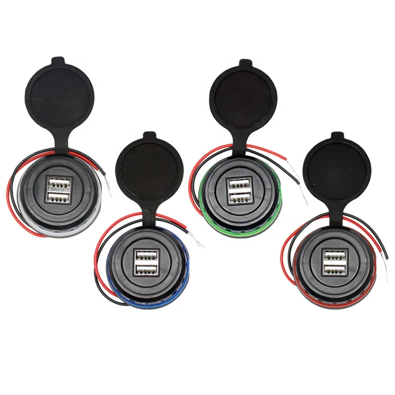 

5V 3.1A Magnetic Wireless Charger Marine Boat Car Bus Seat Massage Chair 2 Charging Port USB Car Accessories CE Approved 12-24V