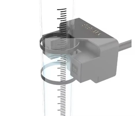 YW15N Level Sensor 250VDC NPN Mounted Detection, Transparent/opaque Tube, Non-metallic Knob Adjustment, Long Type