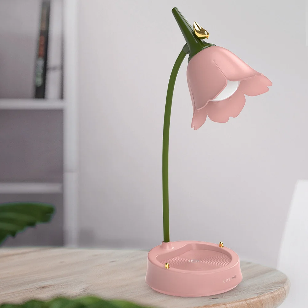 

LED Desk Lamp Creative Flower Design Bedside Night Lamp Dimmable Table Light for Bedroom Decoration Desk Lamps for Bedrooms
