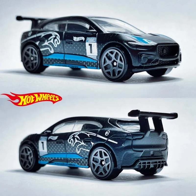 

New Hot Wheels Jaguar I-Pace ETrophy Alloy Racing Car Model Diecasts Toy Vehicles Simulation Metal Toy Car Model Kids Gift C4984