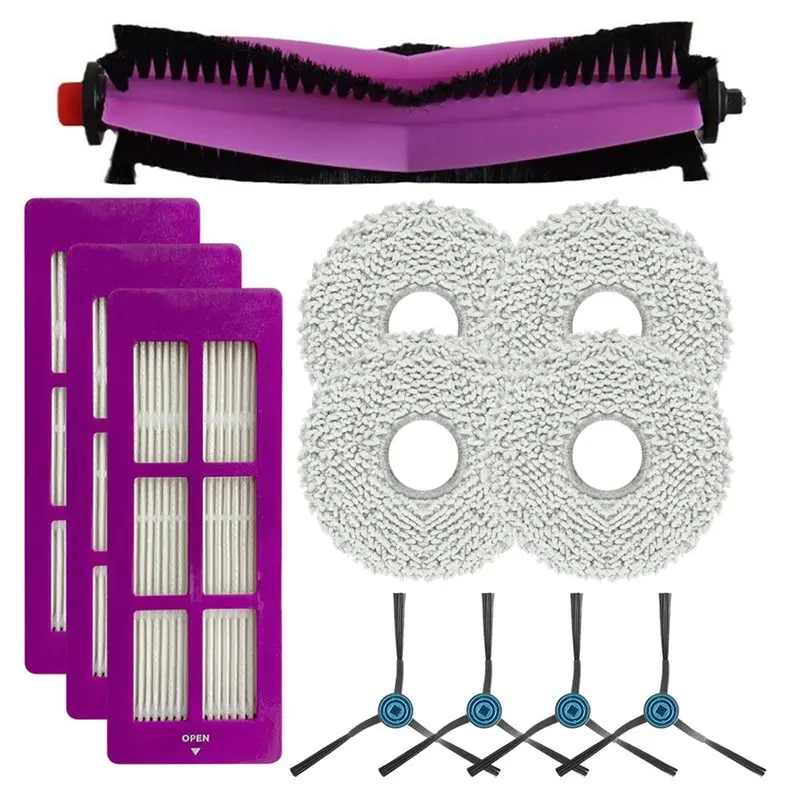 

[B25B!】 For Eureka J15 Pro Ultra Vacuum Cleaner Parts Kit With Main Side Brush, Filter, Mop Cloth