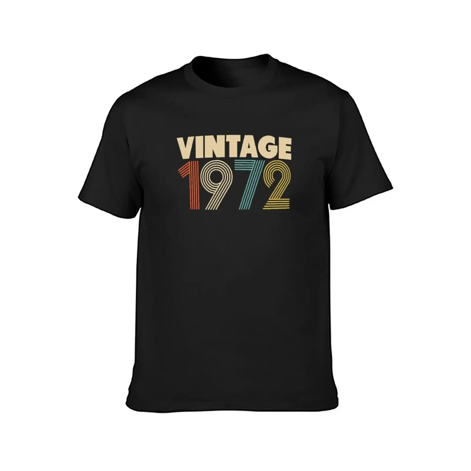 Vintage 1972 - 46th Birthday T-Shirt shirts graphic heavyweights sports fans cotton graphic tees mens funny t shirts