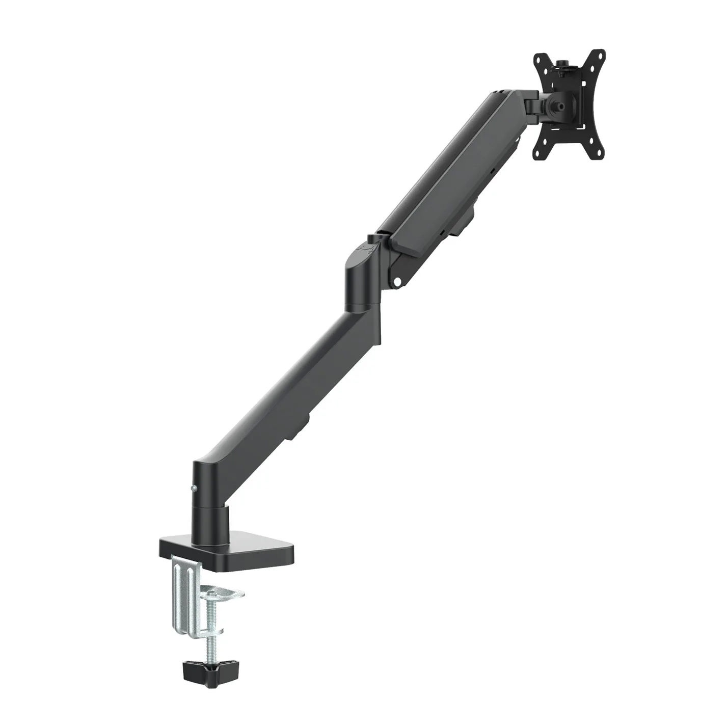 Single Arm Gas Spring Monitor Stand Model-G C Fits Inch Holds Up To Lbs Kg Vesa X Height Adjustable Full Motion Swivel