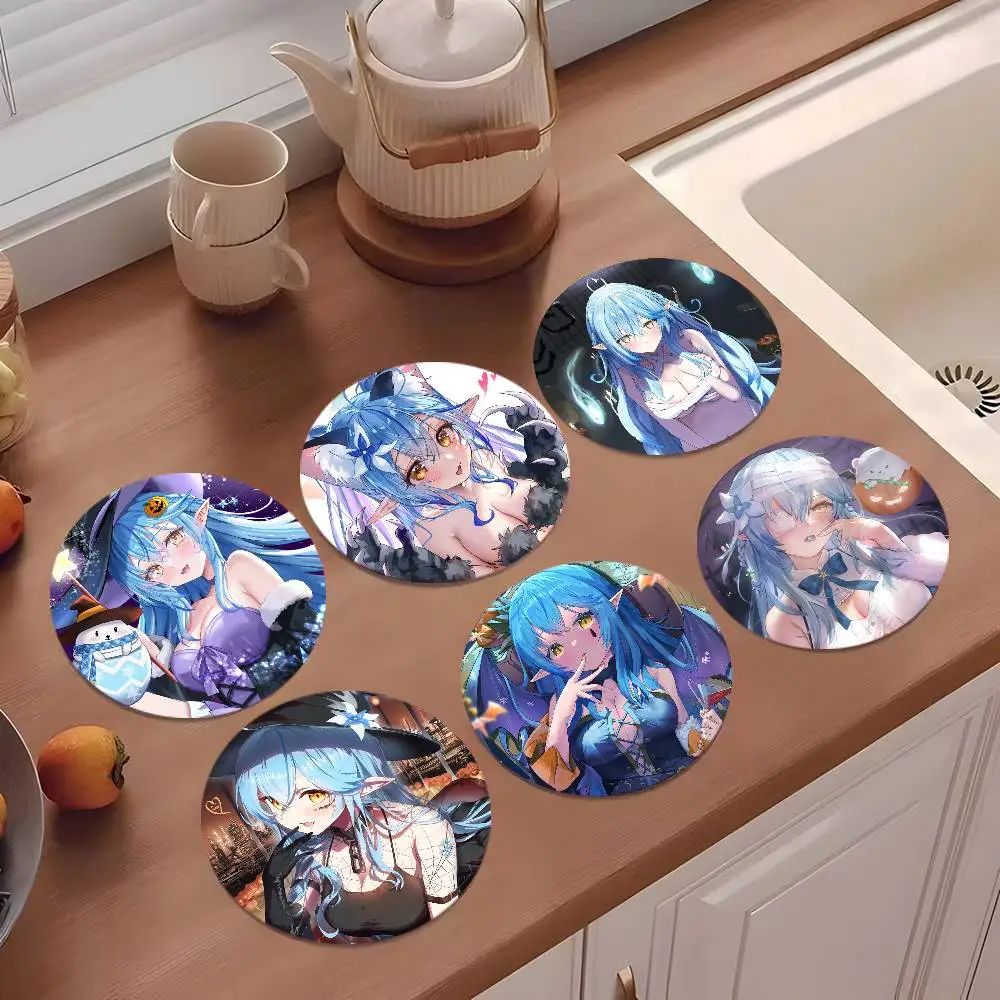 Yukihana Lamy Halloween Virtual Youtuber Cute Coasters 10cm 