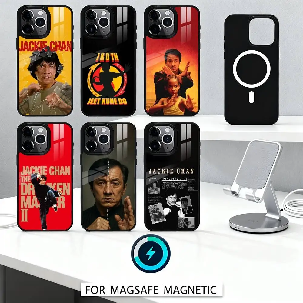 

Kung Fu Star Jackie Chan Phone Case For iPhone 16,15,14,13,12,Pro,Max For Magsafe Magnetic Wireless Charging