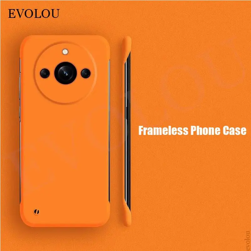 For Realme 11 Pro Plus Ultra Slim Frameless Skin Matte Hard PC Back Cover For Realme10 Pro+ Plus 5G ShockProof Borderless Cases