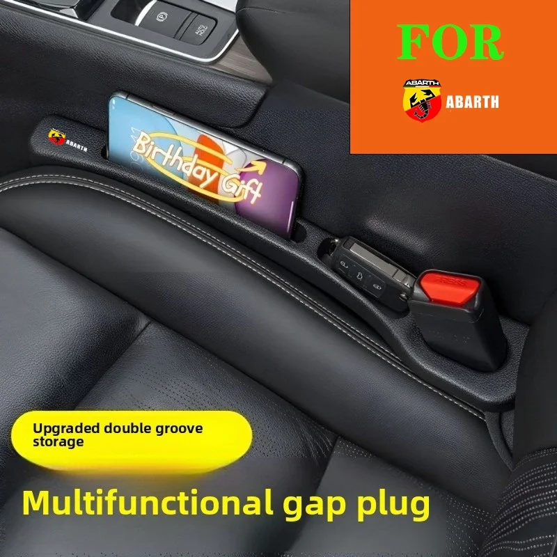 

2pcs/ Seat Gap Plug Strip Side Seam Car Filler Seat Gap Strip for abarth 695 595 500 competizione 124 Spider PUNTO