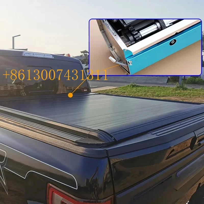 FactoryWaterproof Roll Retractable Pickup Truck Bed Roller Lid Hardtop Tonneau Cover  F150 Ranger  Ram 1500