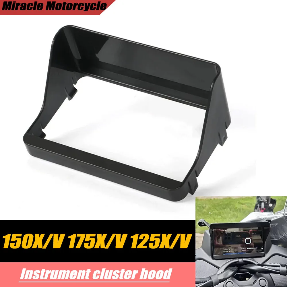 Aftermarket Instrument Cluster Protective Cover / Sun Visor / Sunshade for ZONTES 125X/V, 150X/V, 175X/V, 310R, and 350R