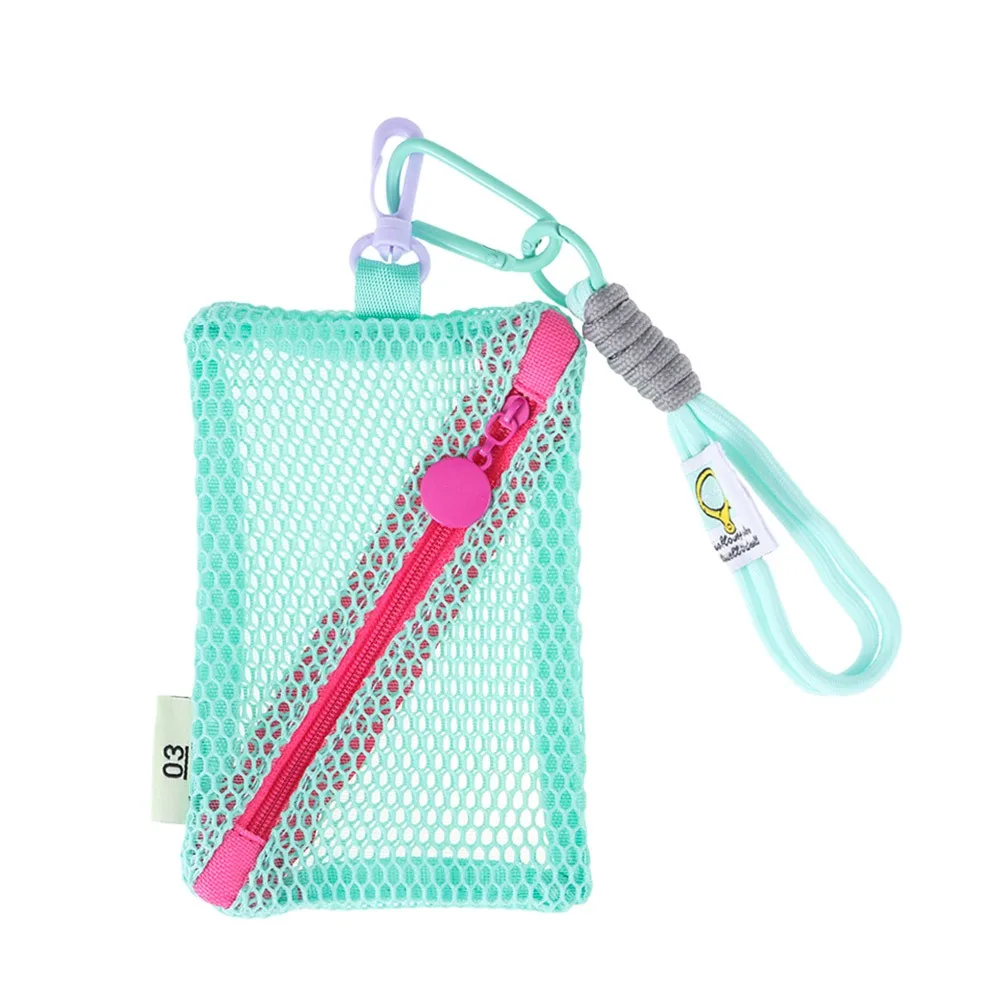 

Модная сумка для хранения цвета дофамина, большая вместительная сетчатая косметичка ярких цветов, дорожная сумка для хранения туалетных принадлежностей