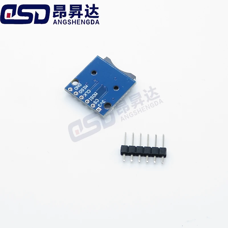 Модуль для чтения карт Micro SD SPI 3.3V TF 5 шт. Arduino ESP32 STM32 Разъемы без пайки (решение самостоятельного создания решения хранения данных)