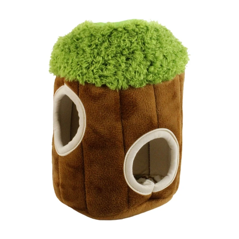 LXAF Plush Dog Toy Hide And Seek Activity for Dogs Burrow Interactive Puppy Squeak Puzzle Toys Stuffed Woodland Animals